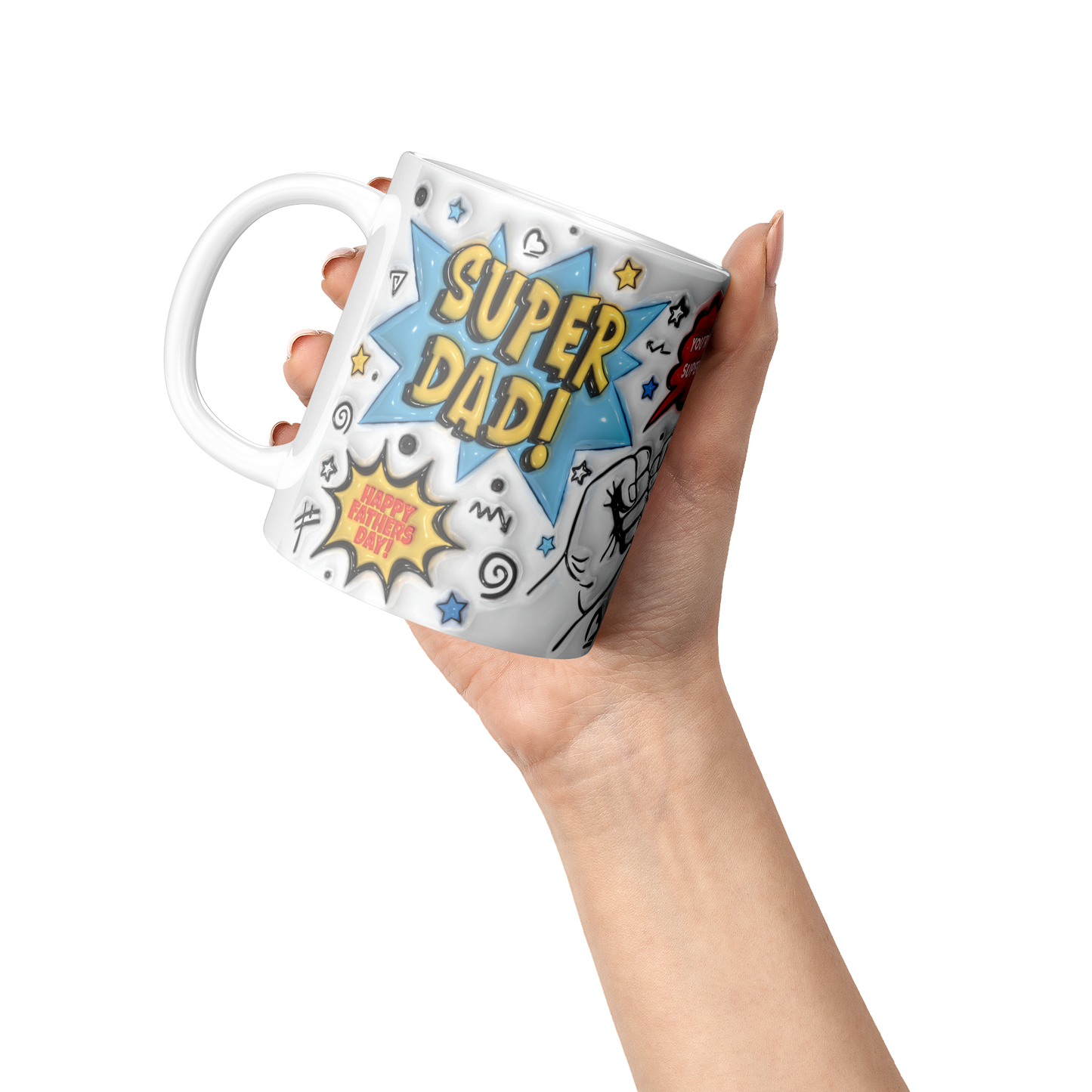 Fathers_Day_SUPER_DAD_Mug_Simulated_3D__Lifestyle_Raised_Hand_LH_Mockup.png