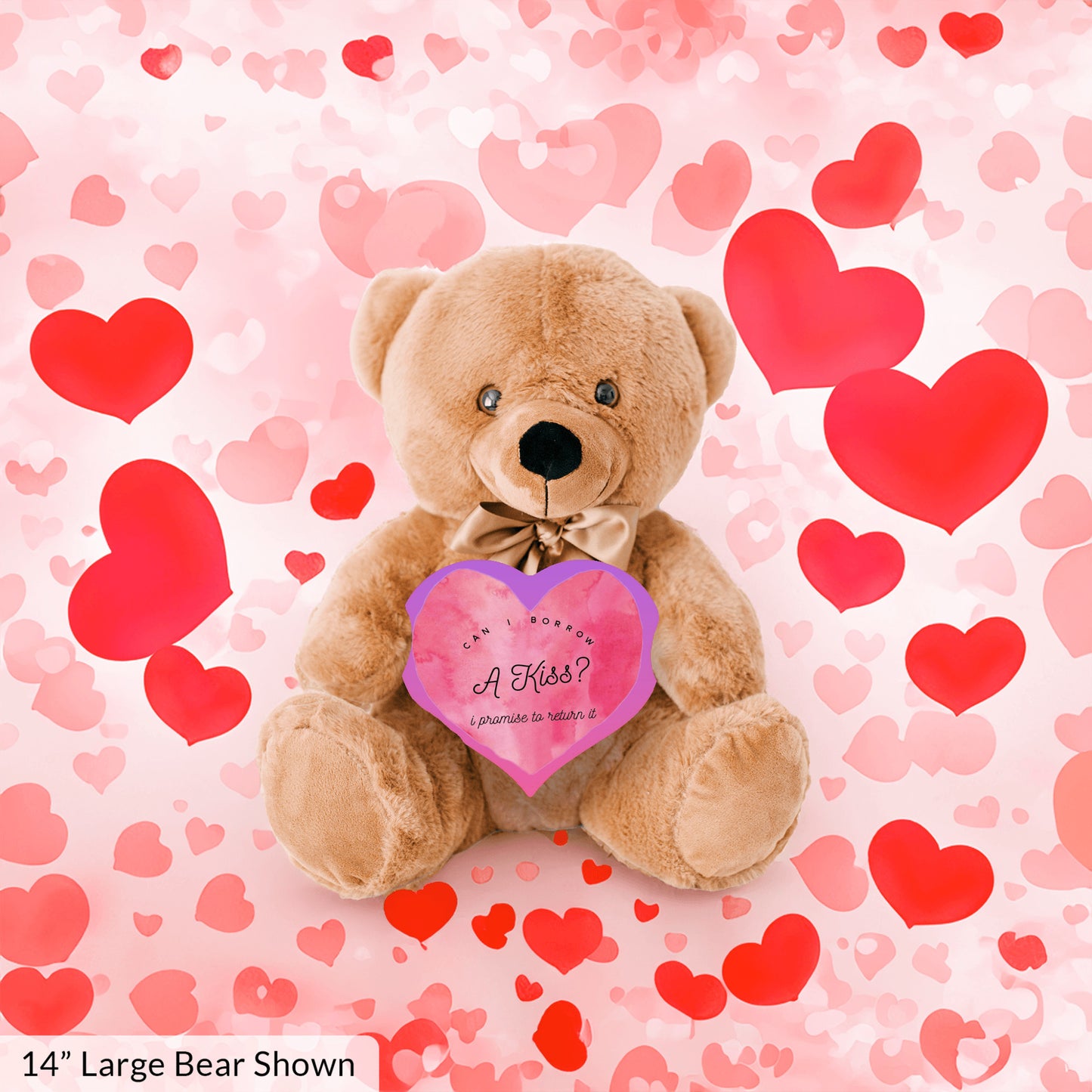 Can I Borrow A Kiss Teddy Bear