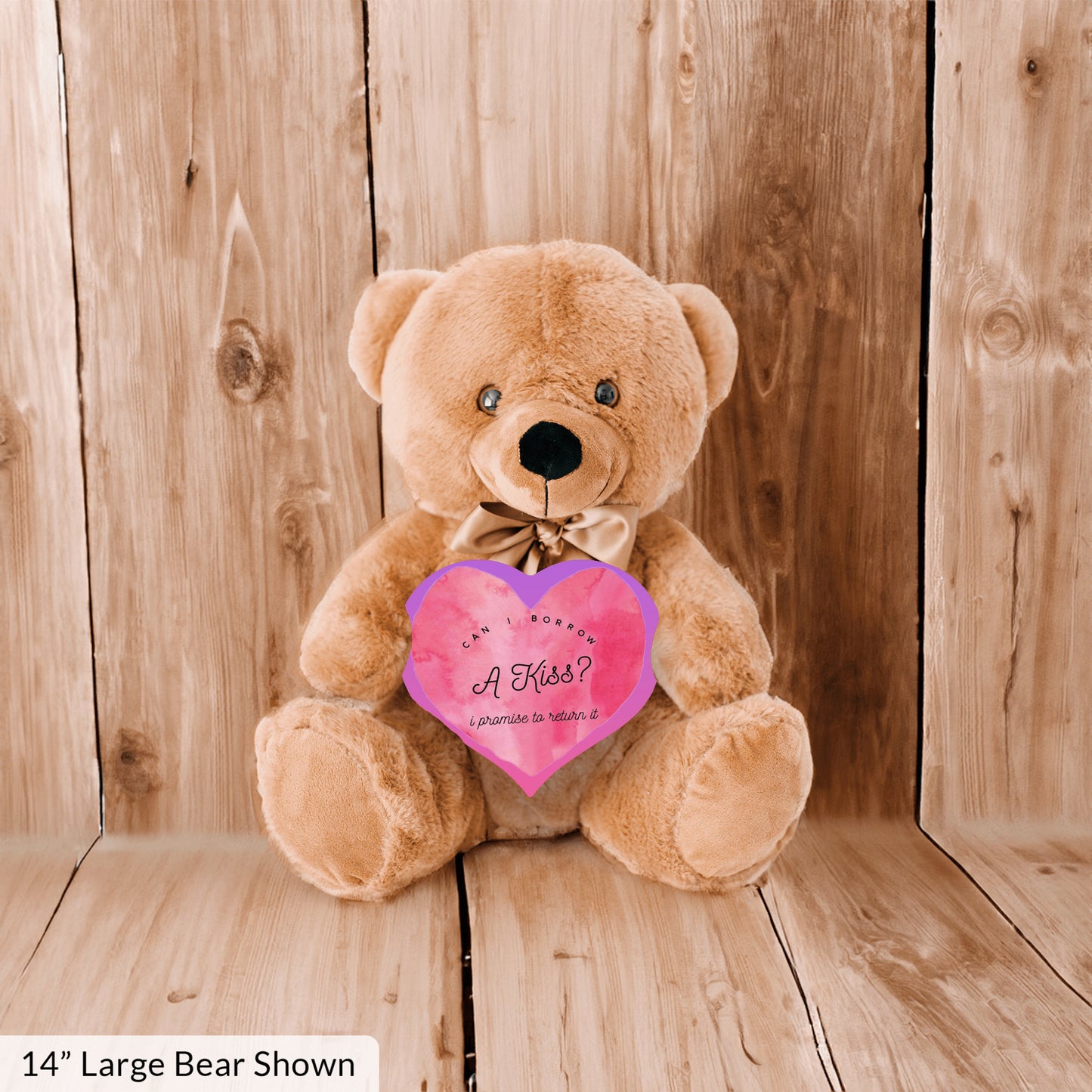 Can I Borrow A Kiss Teddy Bear