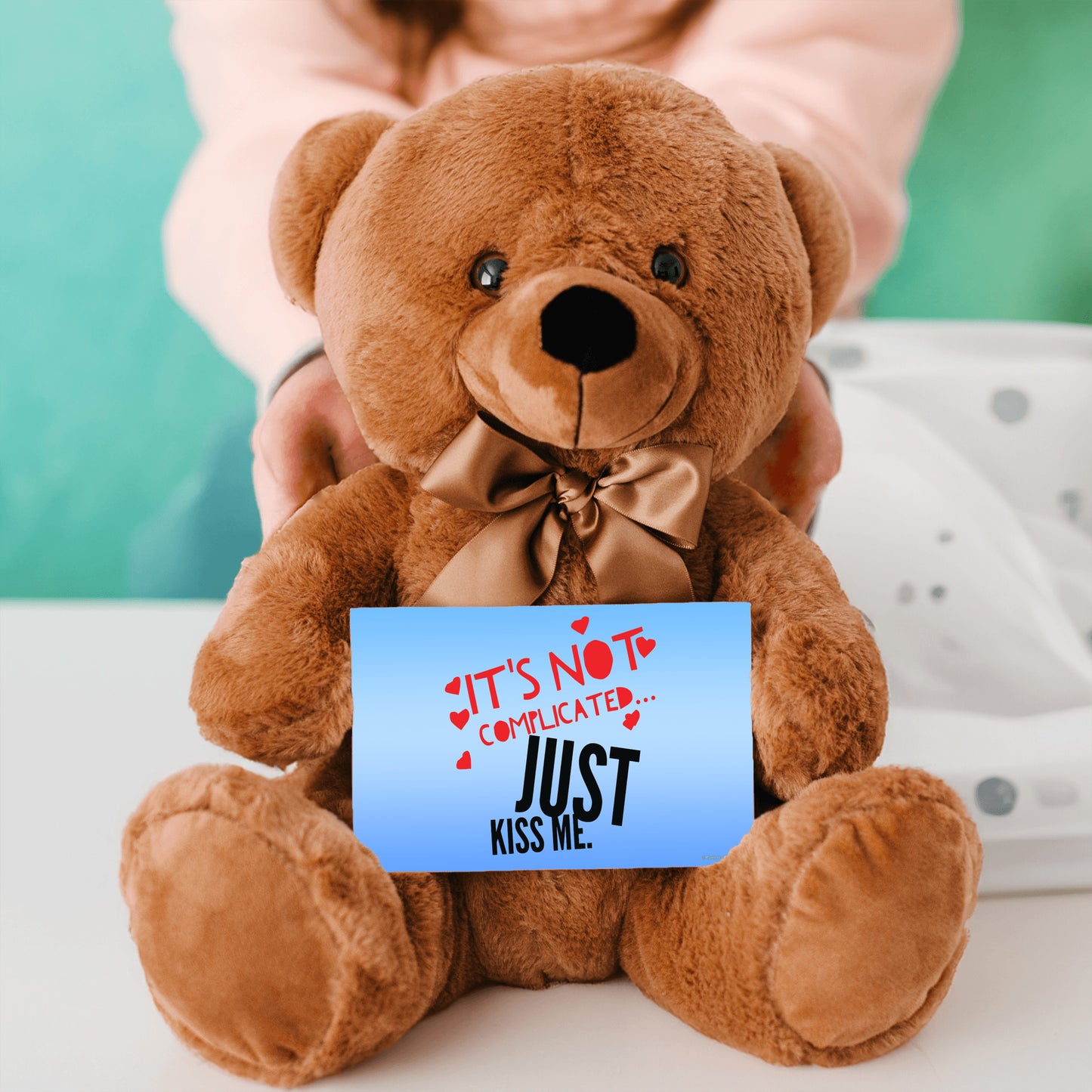Just Kiss Me Teddy Bear