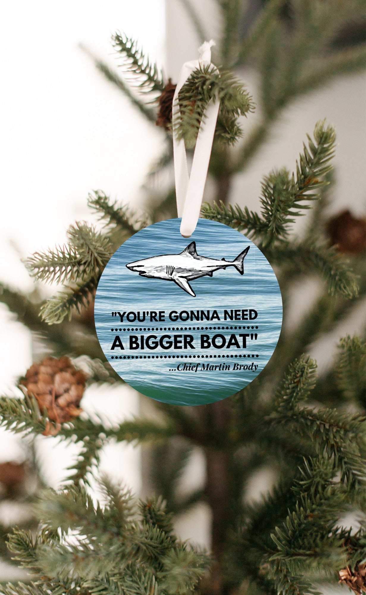 Jaws - Need A Bigger Boat, Ornament - Get 50% OFF When you By 10 or more! Mix & Match!** GREAT GIFT IDEA!