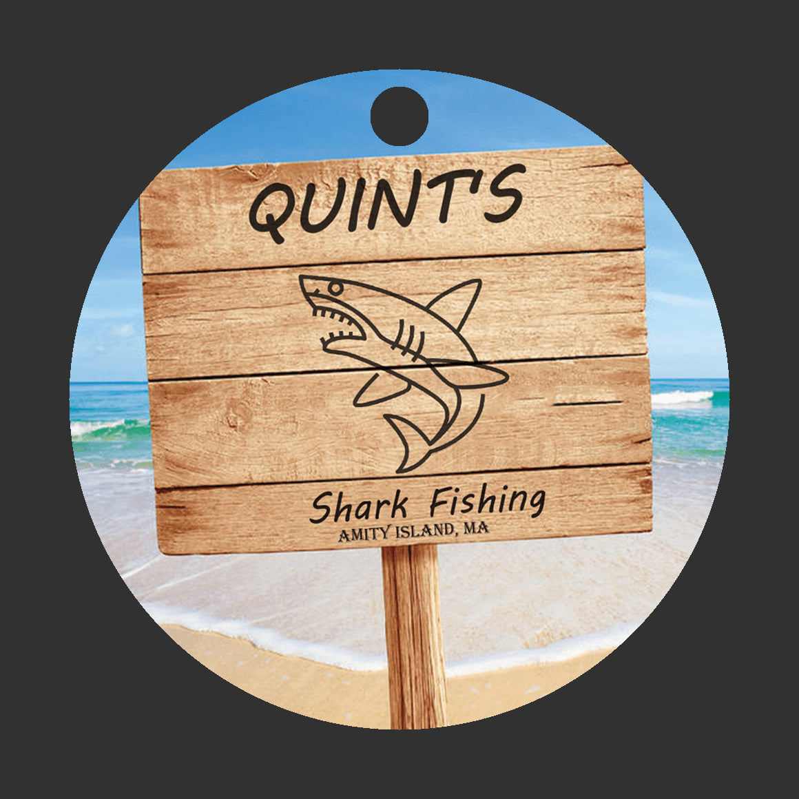 Jaws - Quint's Shark Fishing Sign, Ornament - Get 50% OFF When you By 10 or more! Mix & Match!** GREAT GIFT IDEA!