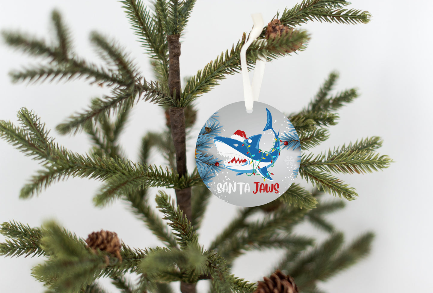 Jaws - Santa Jaws Cartoon Ornament - Get 50% OFF When you By 10 or more! Mix & Match!** GREAT GIFT IDEA!