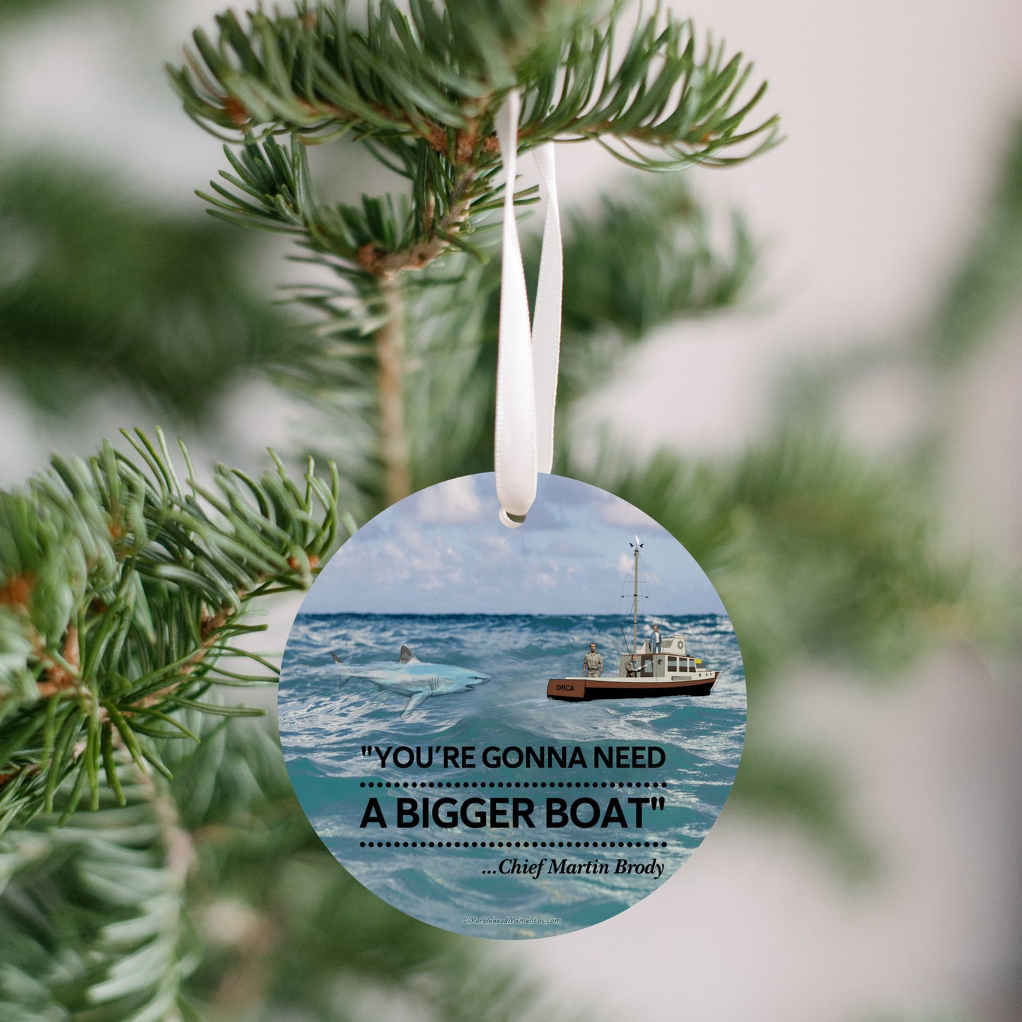 Jaws - Need A Bigger Boat Scene, Ornament - Get 50% OFF When you By 10 or more! Mix & Match!** GREAT GIFT IDEA!