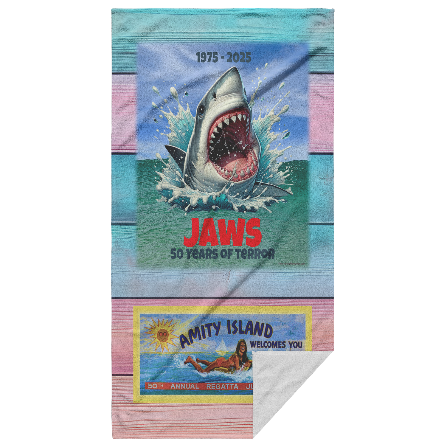 Jaws Beach Towels