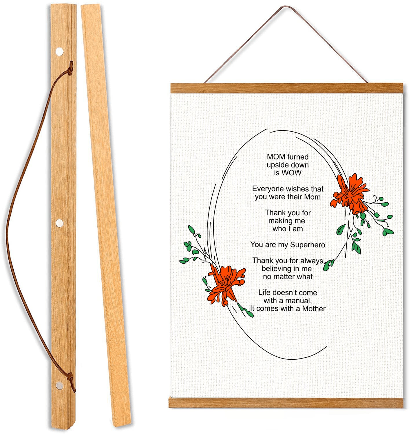 Mom - Hanging Canvas