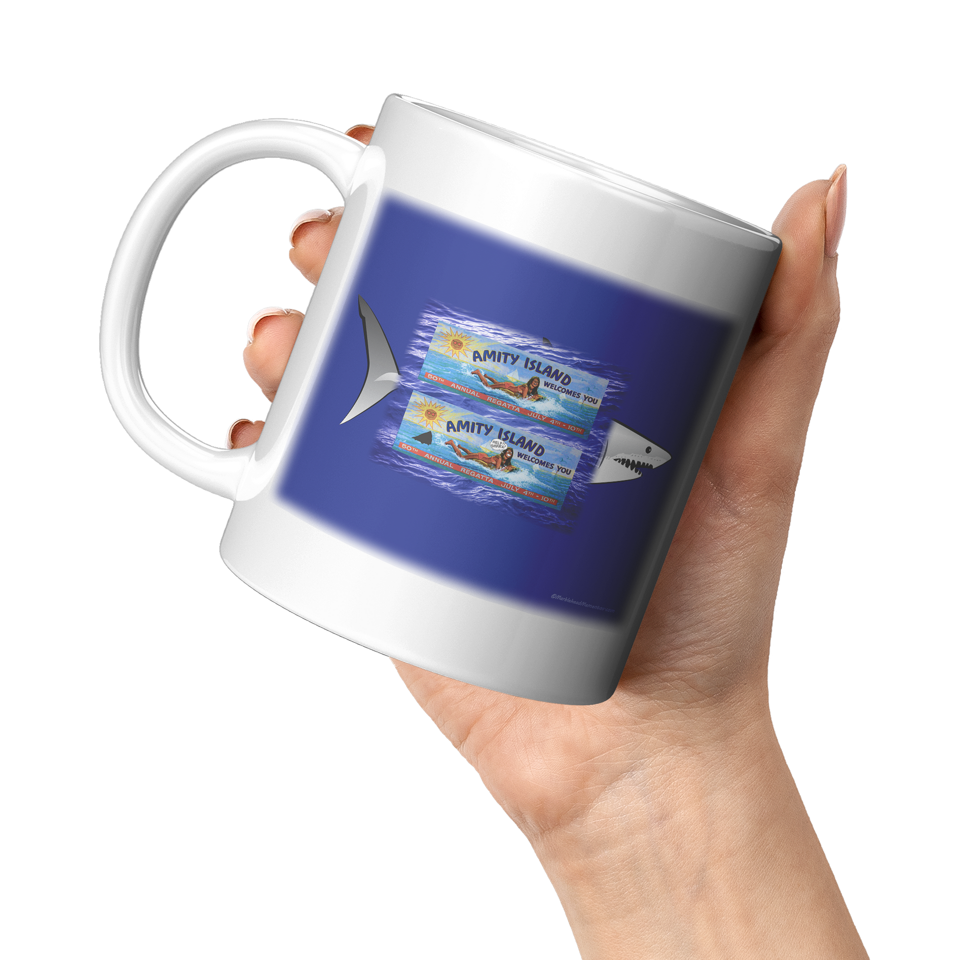 Amity_Welcomes_You_Billboard_Shark_Back_11oz_White_LH_Model_Mockup.png