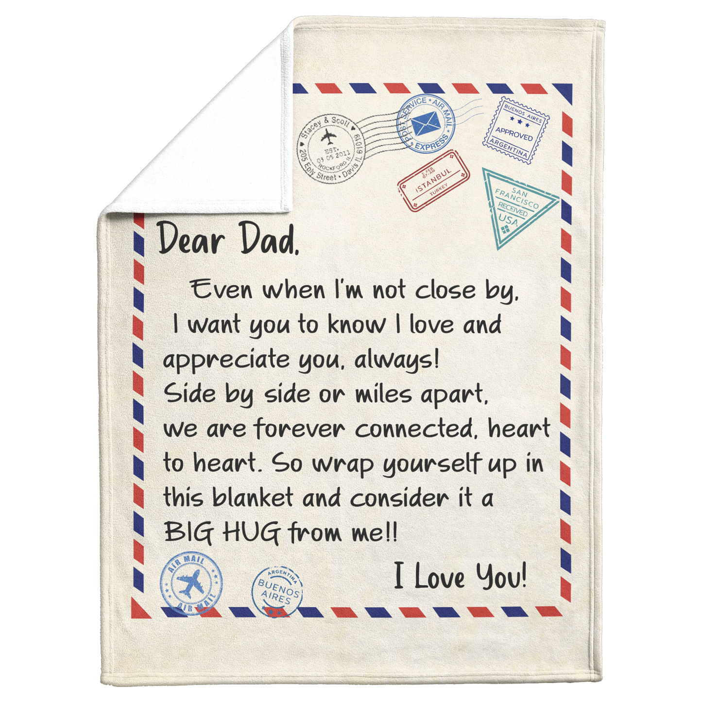 Dad_Miles_Apart_Love_You_-_Fleece_Blank_V_Blanket_Fold_Mockup.png