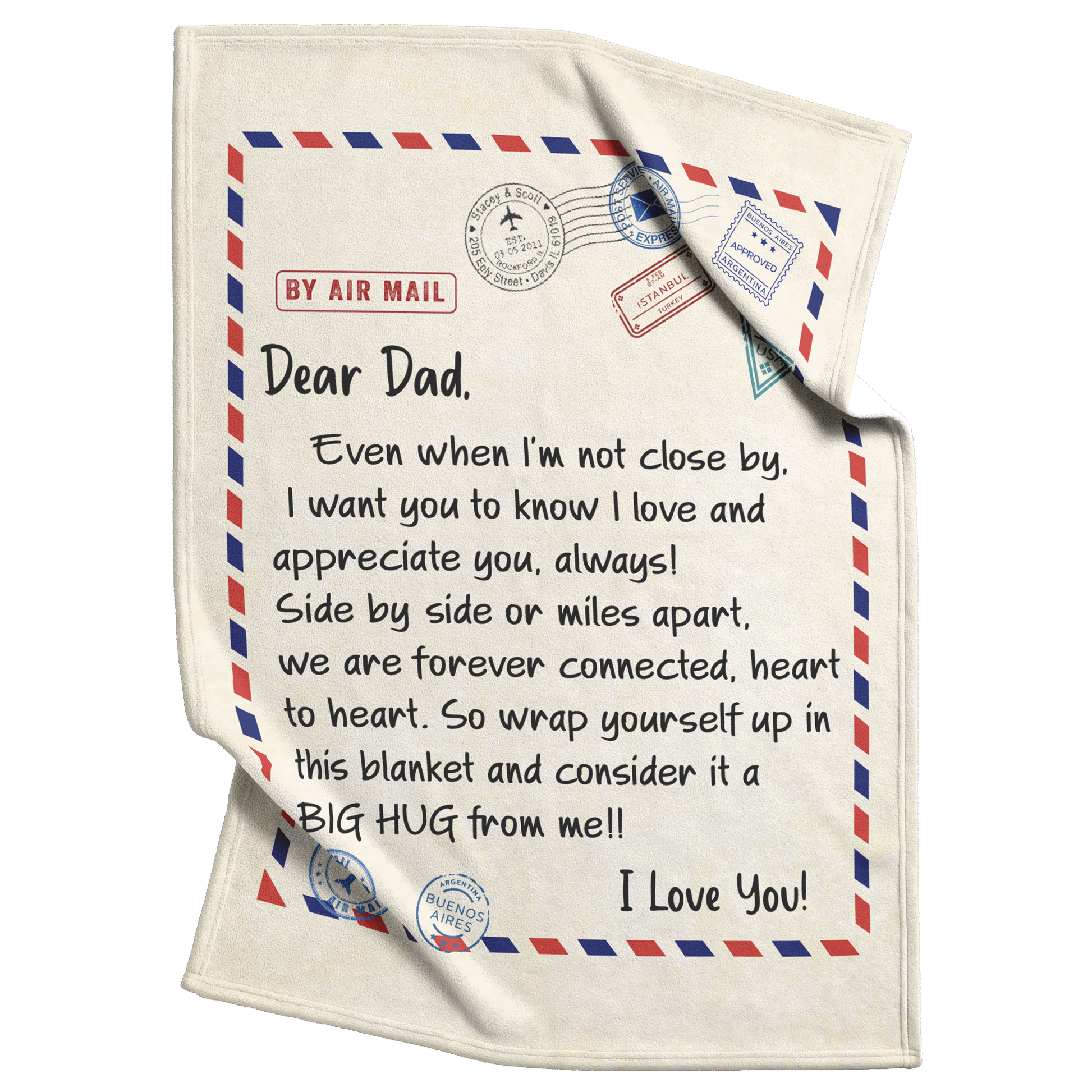 Dad_Miles_Apart_Love_You_-_Fleece_Blank_V_Blanket_Top_Bottom_Folds_Mockup.png