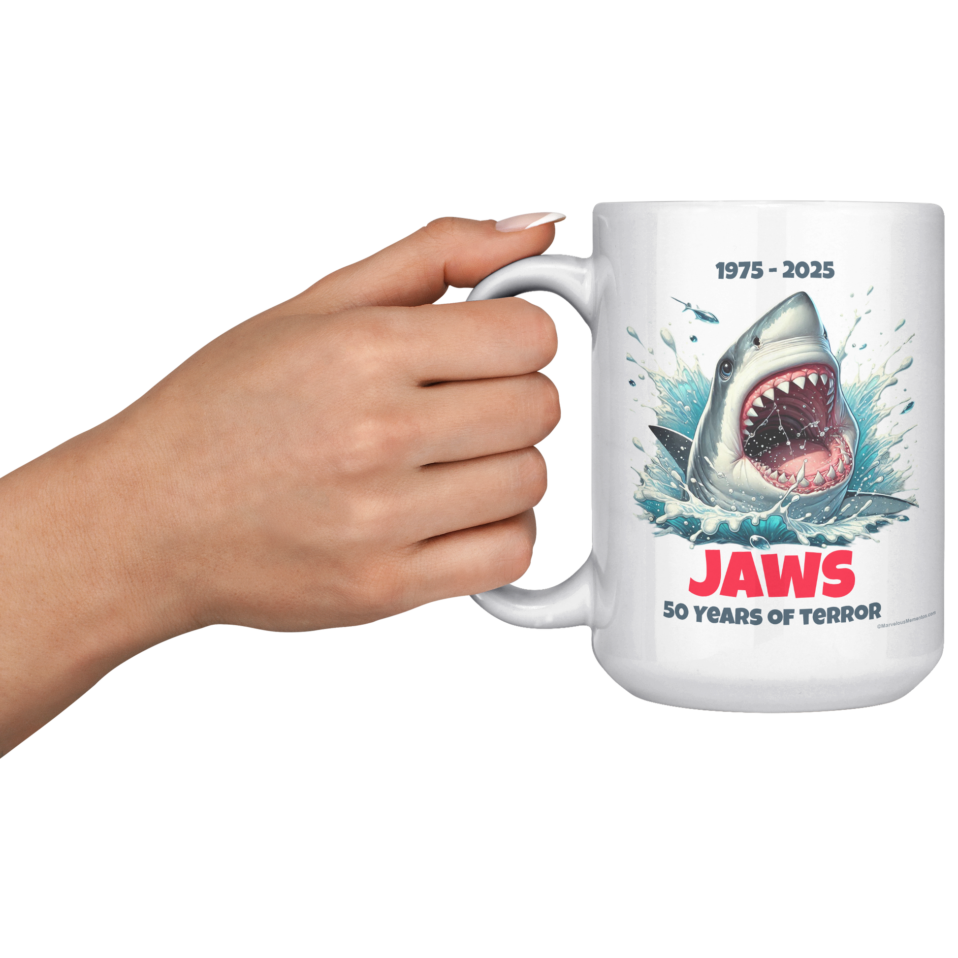 Jaws_-50_Years_of_Terror_Mug_15oz_White_LH_Model_Mockup.png
