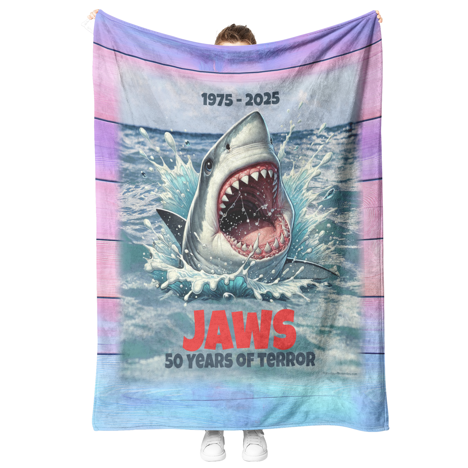 Jaws_-_50_Years_of_Terror_Fleece_Blanke_V_Blanket_Model_Mockup.png