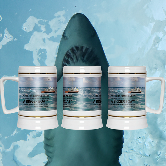 Jaws - Need A Bigger Boat Scene, Beer Stein
