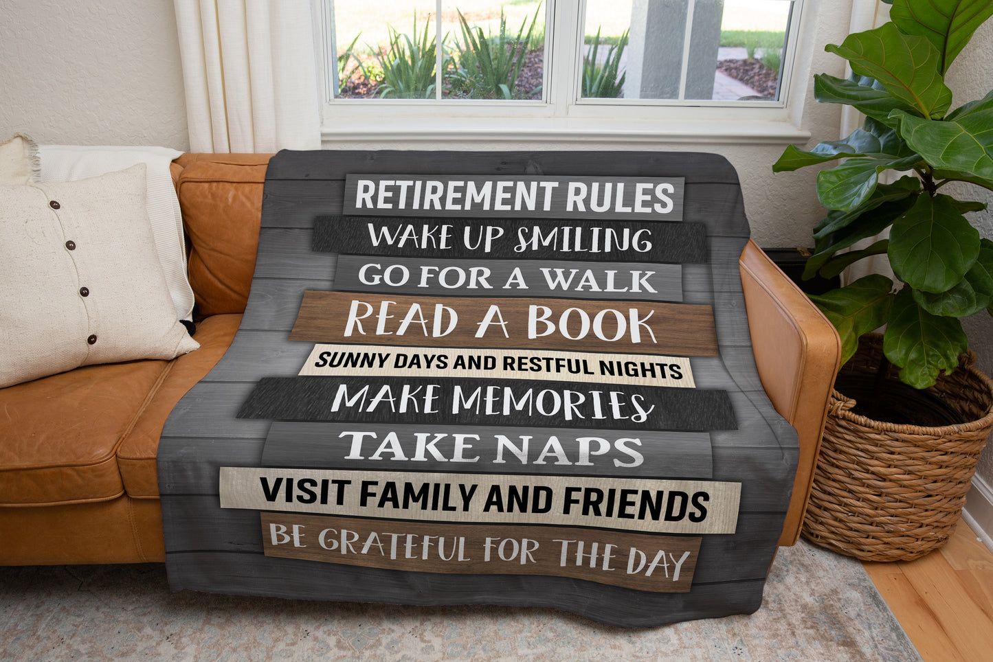 Retirement Rules - Fleece Blanket