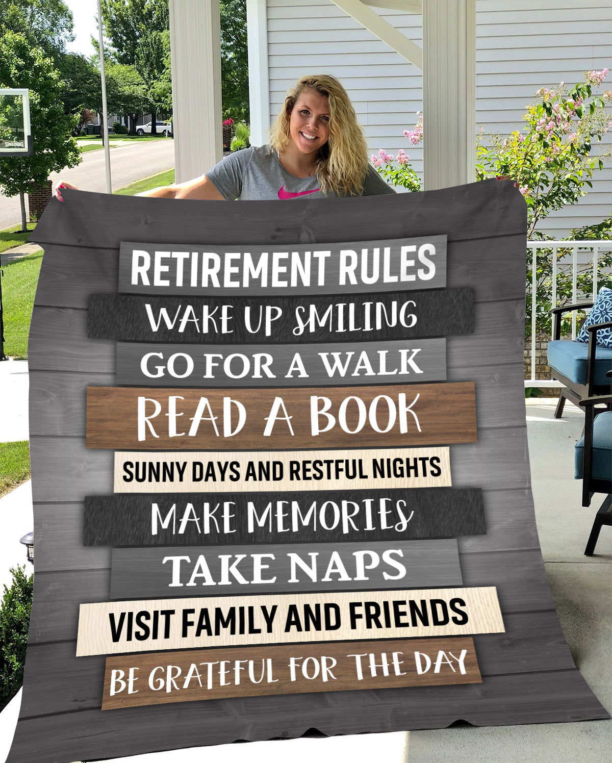Retirement Rules - Fleece Blanket