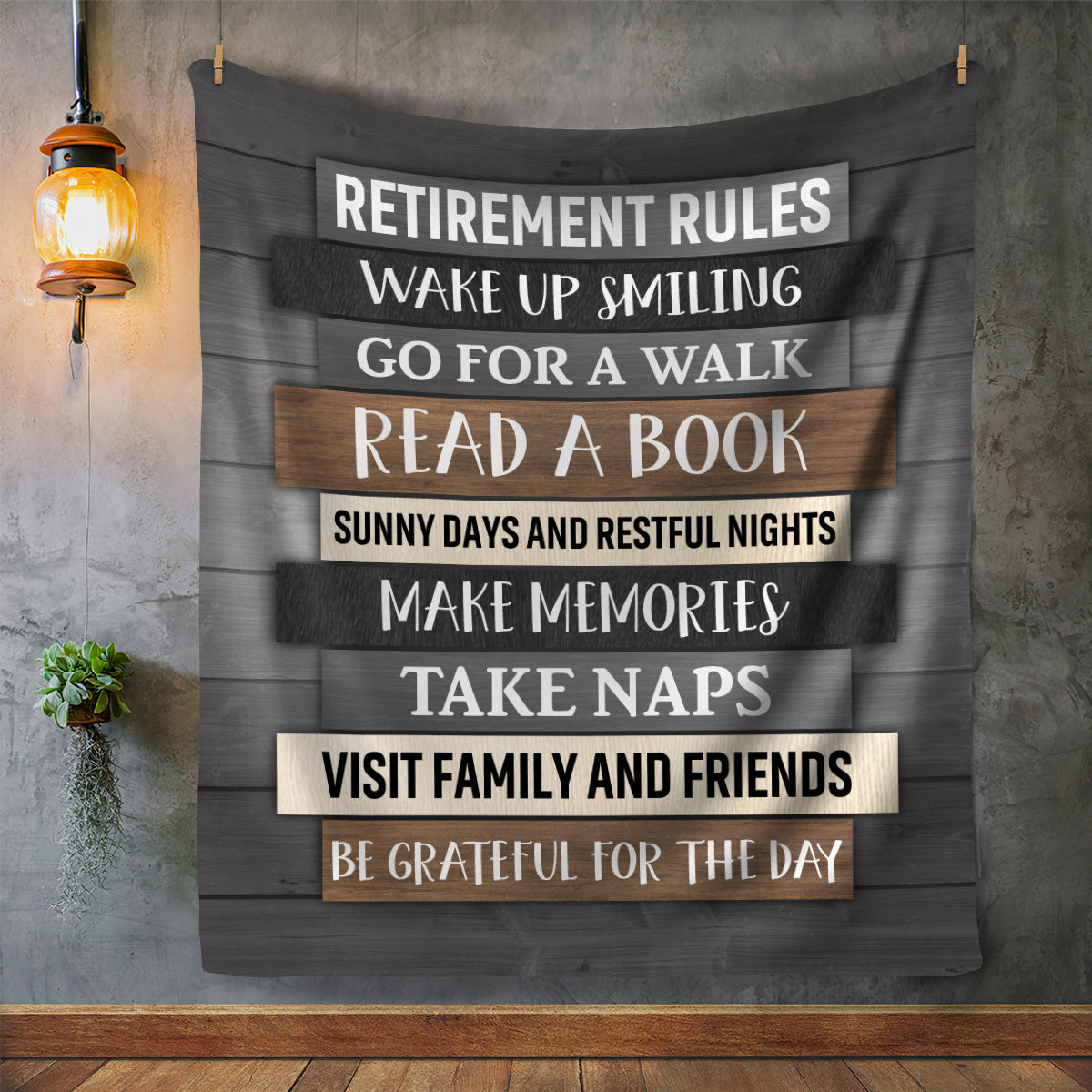 Retirement Rules - Fleece Blanket