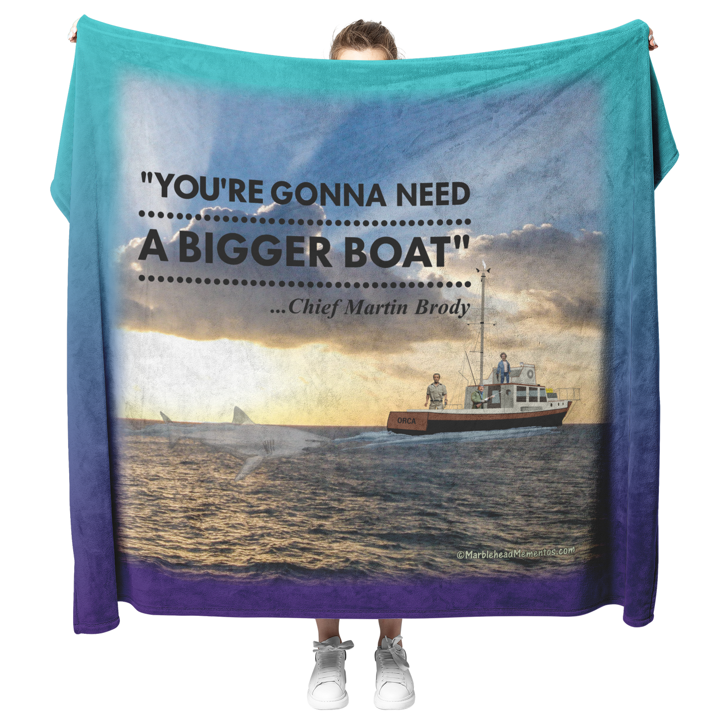Need_A_Bigger_Boat-OrcaGuysSharkSunse_H_Blanket_Model_Mockup.png