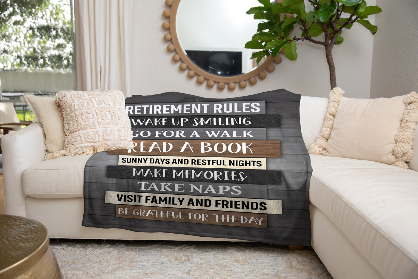 Retirement Rules - Fleece Blanket