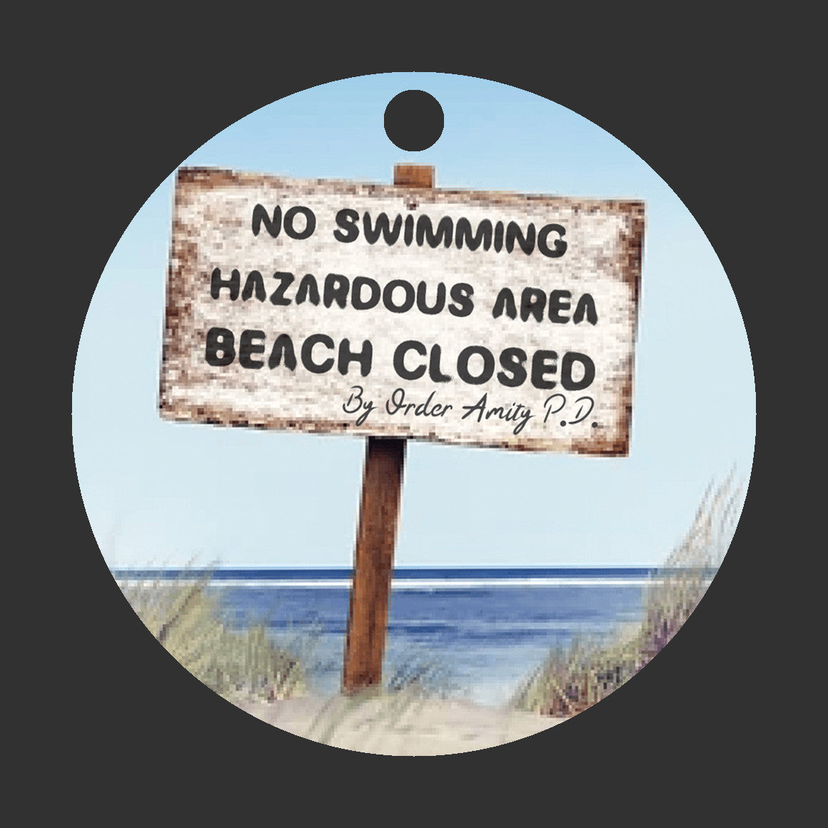 Jaws - Beach Closed Sign, Ornament - Get 50% OFF When you By 10 or more! Mix & Match!**  GREAT GIFT IDEA!