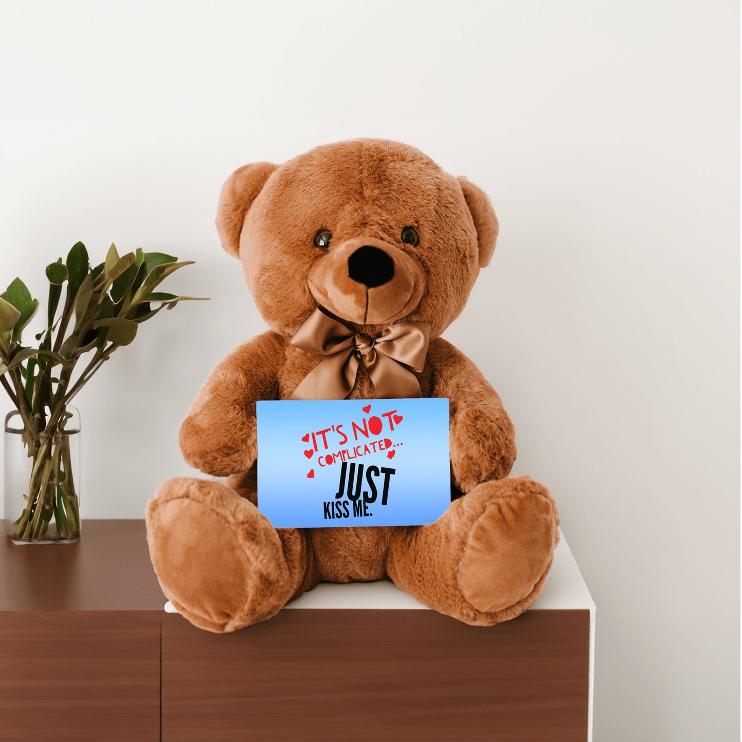 Just Kiss Me Teddy Bear