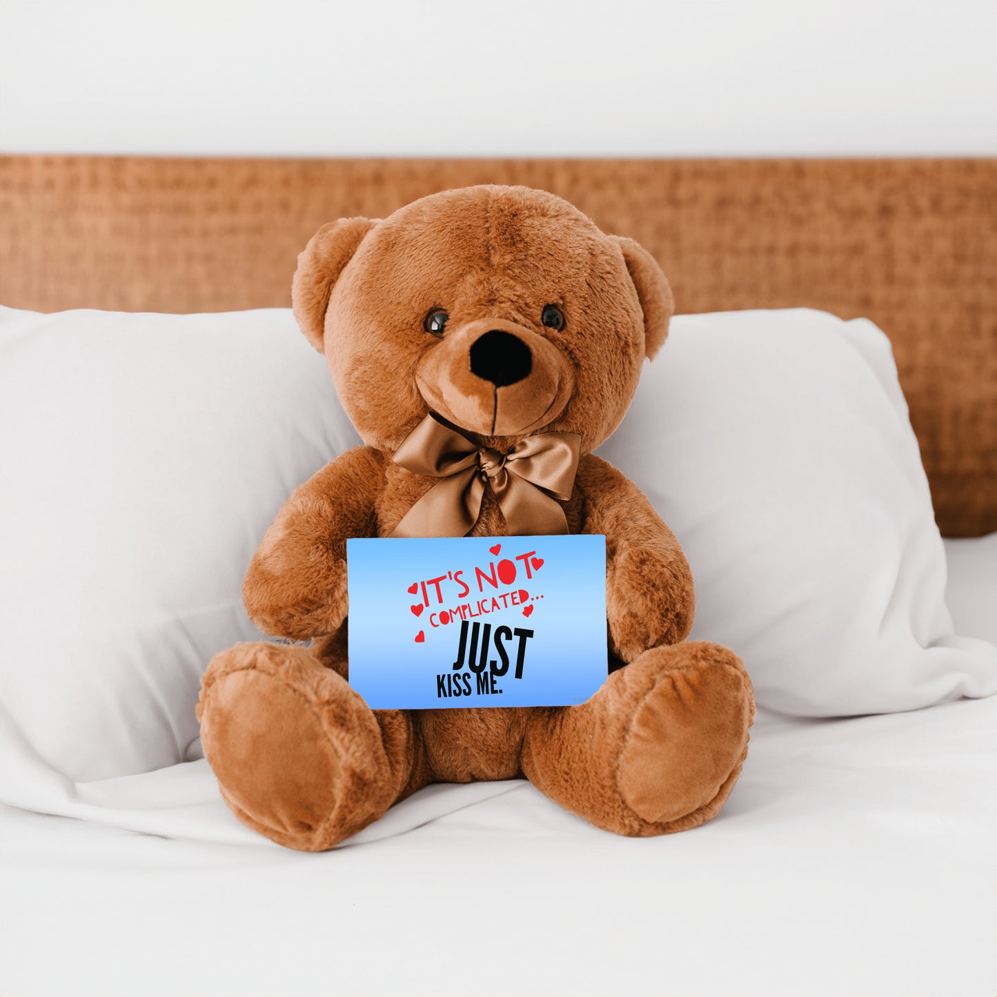 Just Kiss Me Teddy Bear