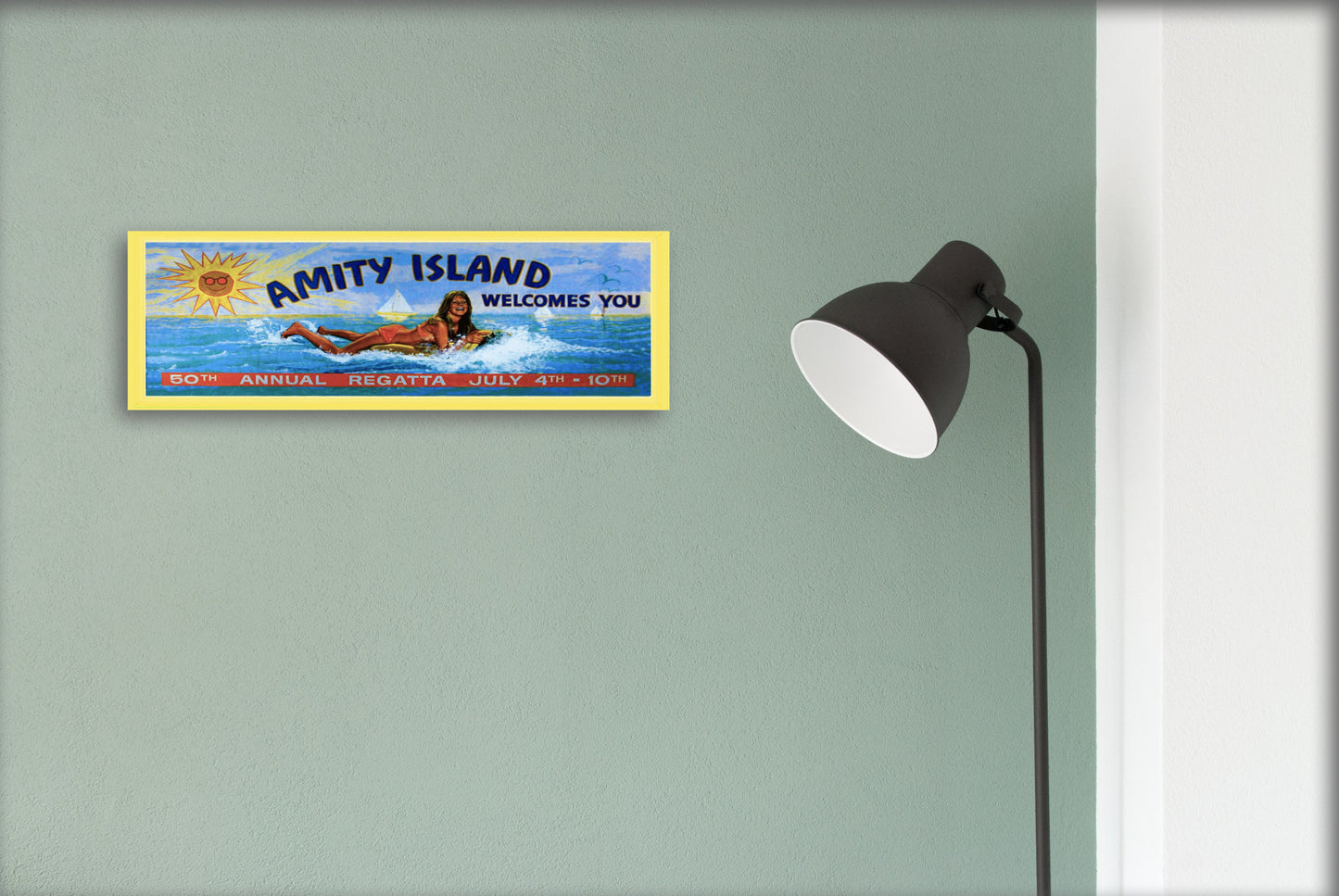 Jaws - Amity Welcomes You - Sign 15x5