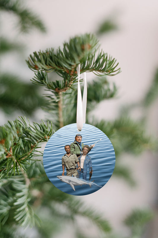 Jaws - Quint, Brody, Hooper, Shark Ornament - Get 50% OFF When you By 10 or more! Mix & Match!**  GREAT GIFT IDEA!