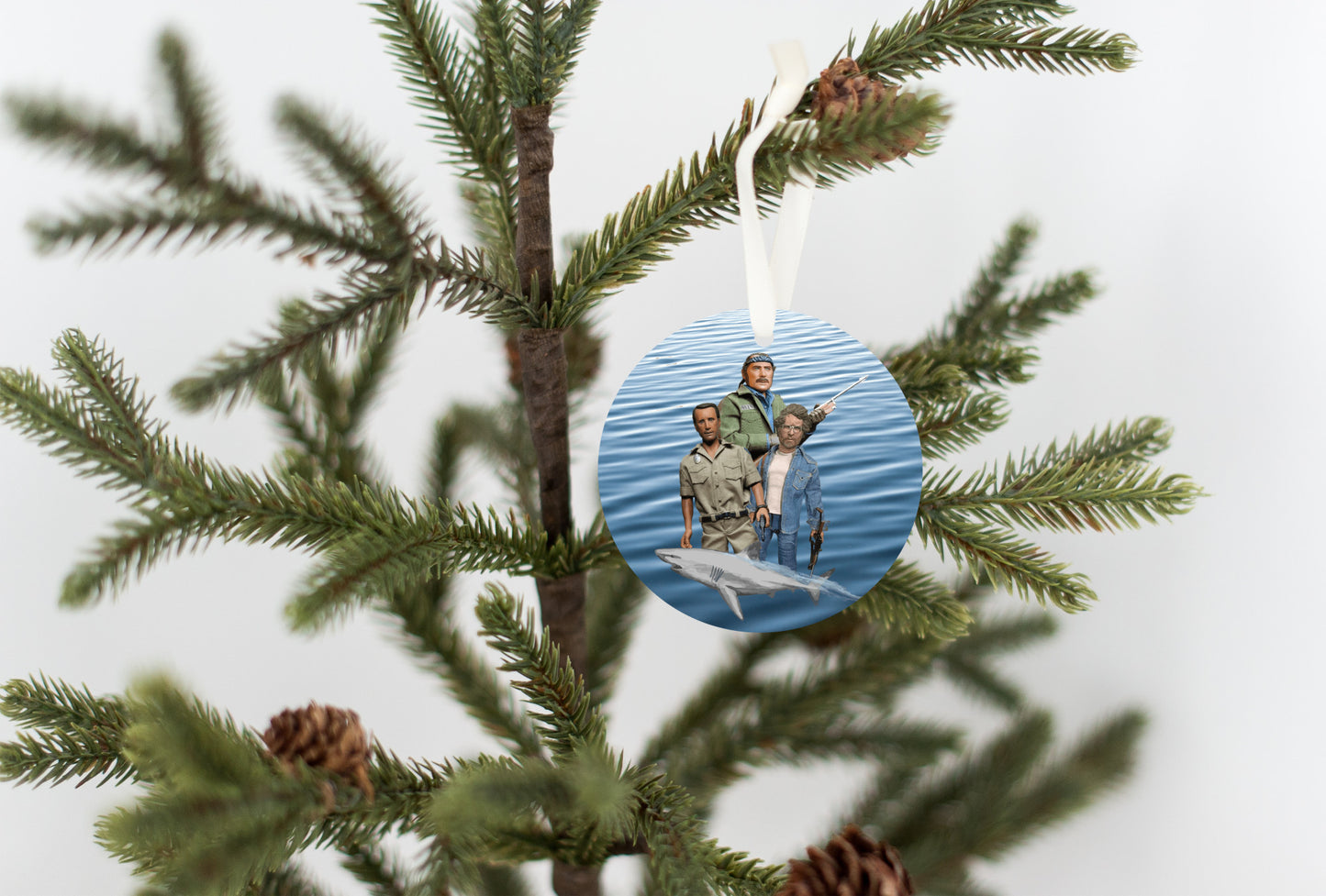 Jaws - Quint, Brody, Hooper, Shark Ornament - Get 50% OFF When you By 10 or more! Mix & Match!**  GREAT GIFT IDEA!