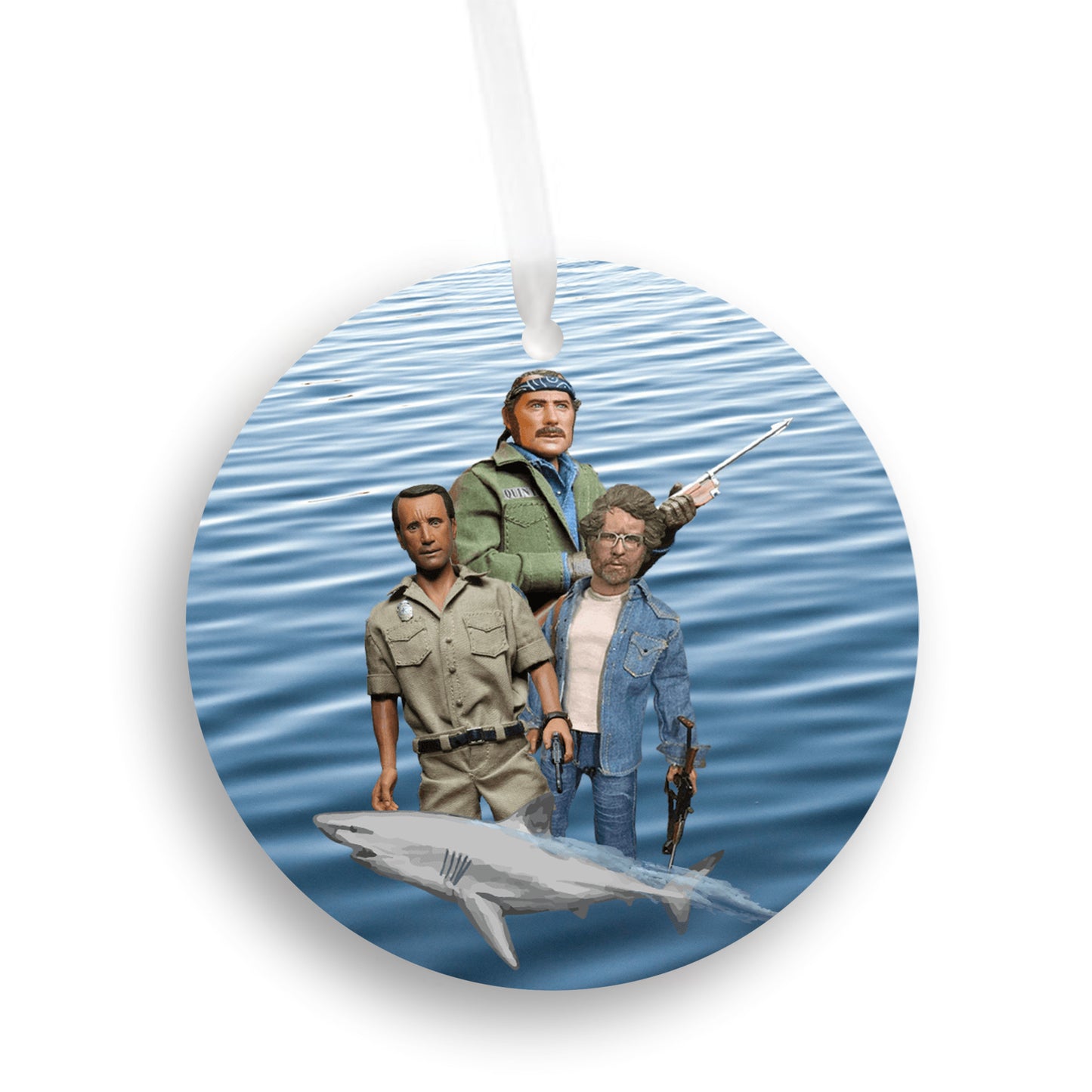 Jaws - Quint, Brody, Hooper, Shark Ornament - Get 50% OFF When you By 10 or more! Mix & Match!**  GREAT GIFT IDEA!
