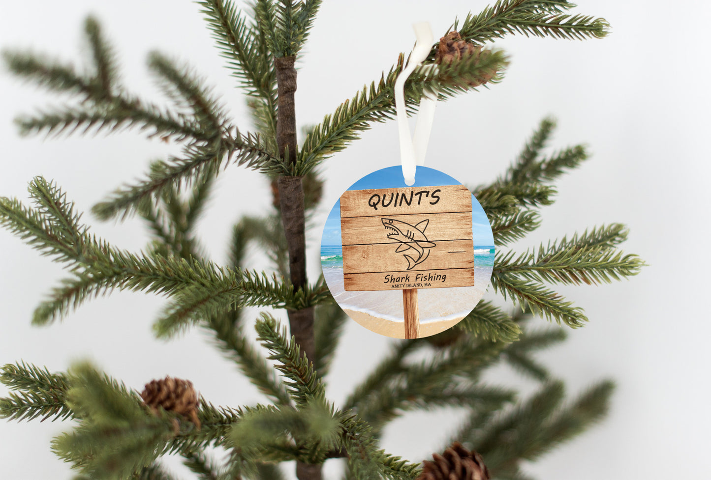 Jaws - Quint's Shark Fishing Sign, Ornament - Get 50% OFF When you By 10 or more! Mix & Match!**  GREAT GIFT IDEA!