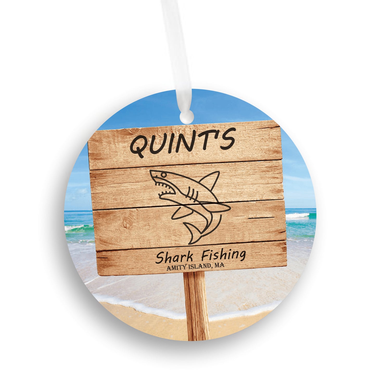 Jaws - Quint's Shark Fishing Sign, Ornament - Get 50% OFF When you By 10 or more! Mix & Match!**  GREAT GIFT IDEA!