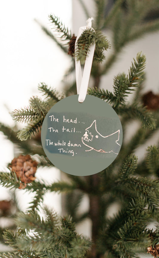 Jaws - The Head The Tail The Whole Damn Thing Chalkboard, Ornament - Get 50% OFF When you By 10 or more! Mix & Match!**  GREAT GIFT IDEA!