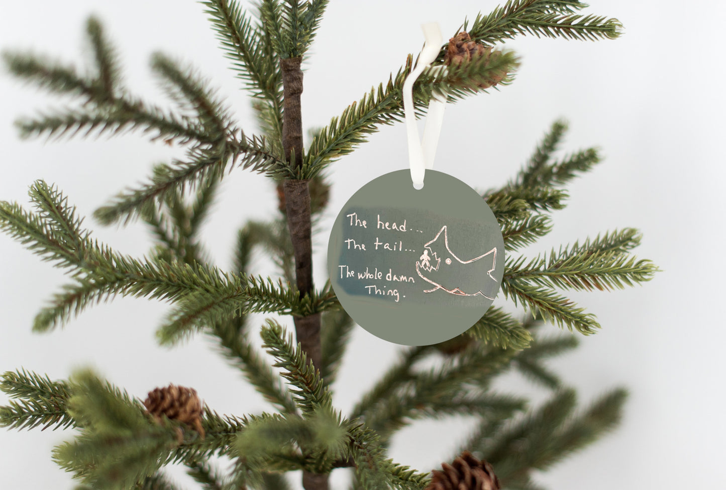 Jaws - The Head The Tail The Whole Damn Thing Chalkboard, Ornament - Get 50% OFF When you By 10 or more! Mix & Match!**  GREAT GIFT IDEA!