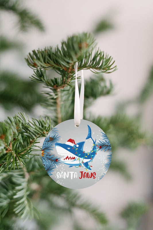Jaws - Santa Jaws Cartoon Ornament - Get 50% OFF When you By 10 or more! Mix & Match!**  GREAT GIFT IDEA!