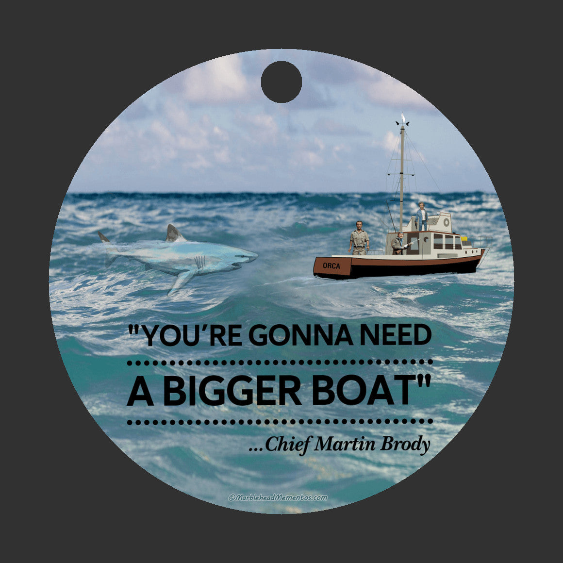 Jaws - Need A Bigger Boat Scene, Ornament - Get 50% OFF When you By 10 or more! Mix & Match!**  GREAT GIFT IDEA!
