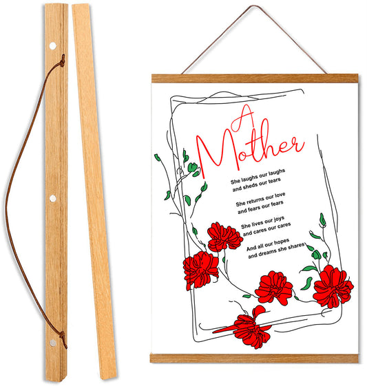 A Mother Poem - Hanging Canvas