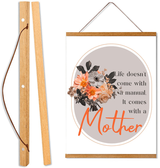 Life Comes With A Mother - Hanging Canvas