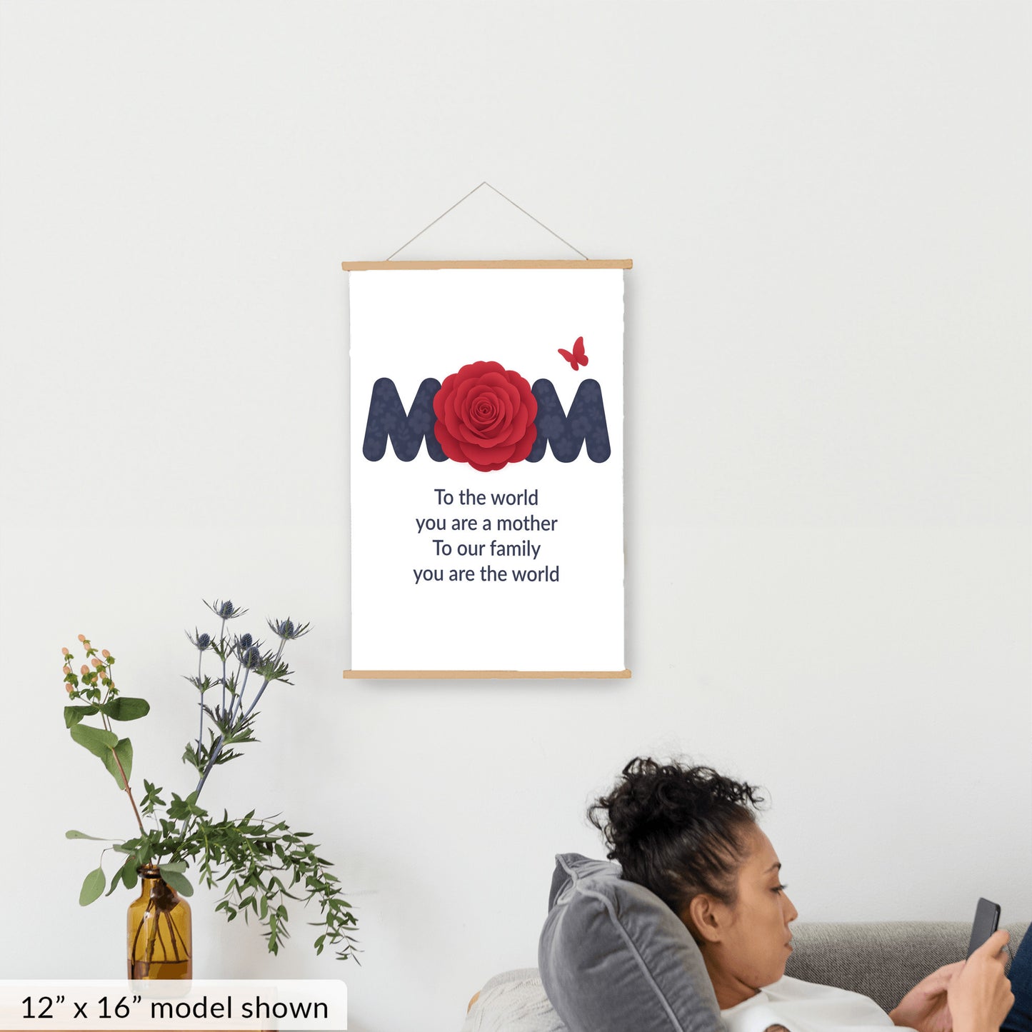 To The World You Are A Mother - Hanging Canvas