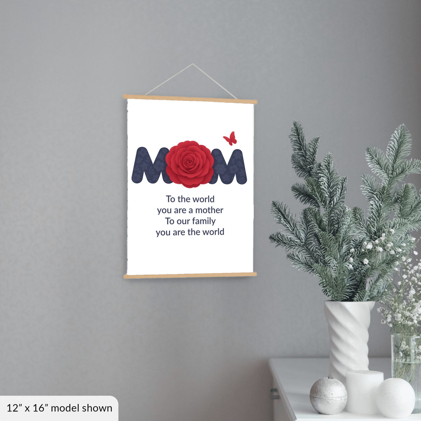 To The World You Are A Mother - Hanging Canvas